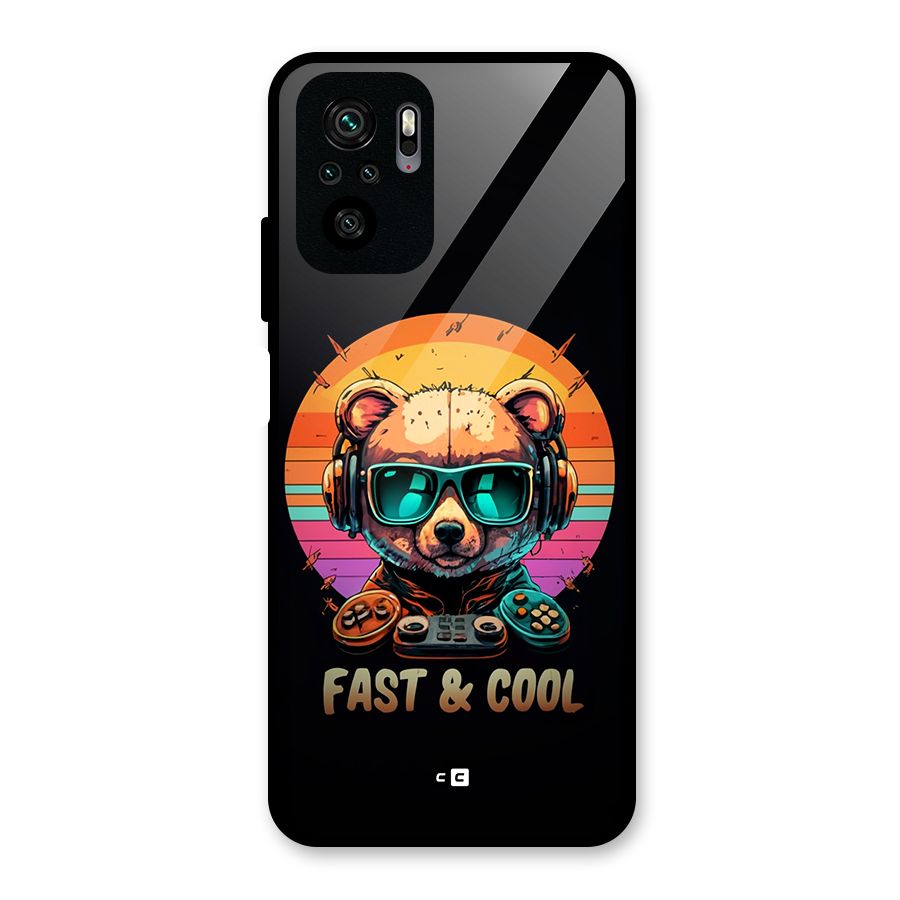 Fast And Cool Glass Back Case for Redmi Note 10S