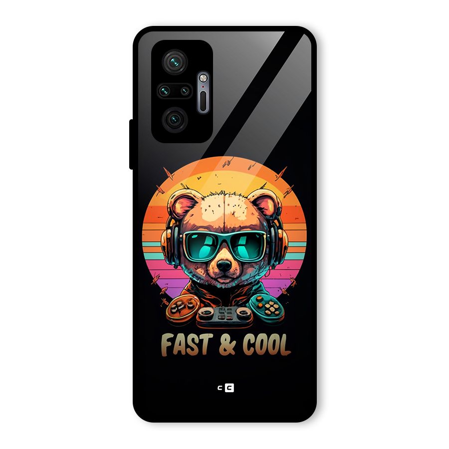 Fast And Cool Glass Back Case for Redmi Note 10 Pro