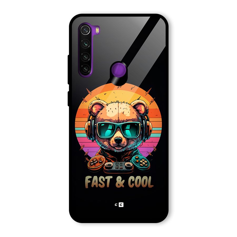 Fast And Cool Glass Back Case for Redmi Note 8