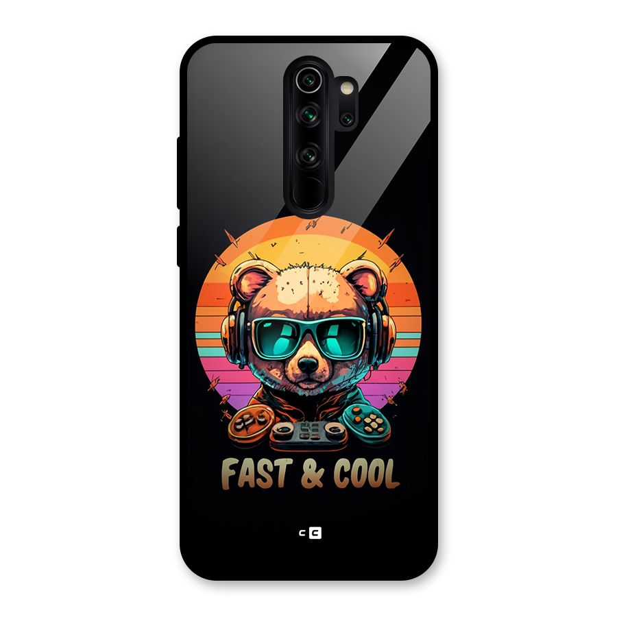 Fast And Cool Glass Back Case for Redmi Note 8 Pro