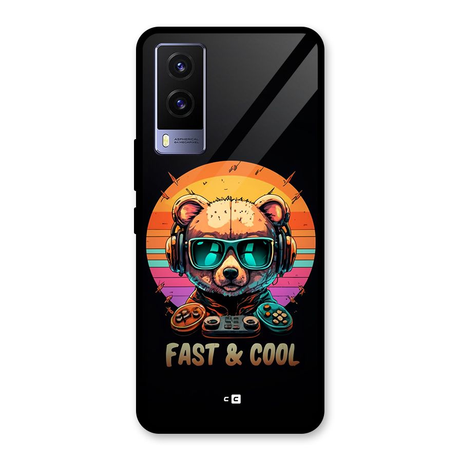 Fast And Cool Glass Back Case for Vivo V21e 5G