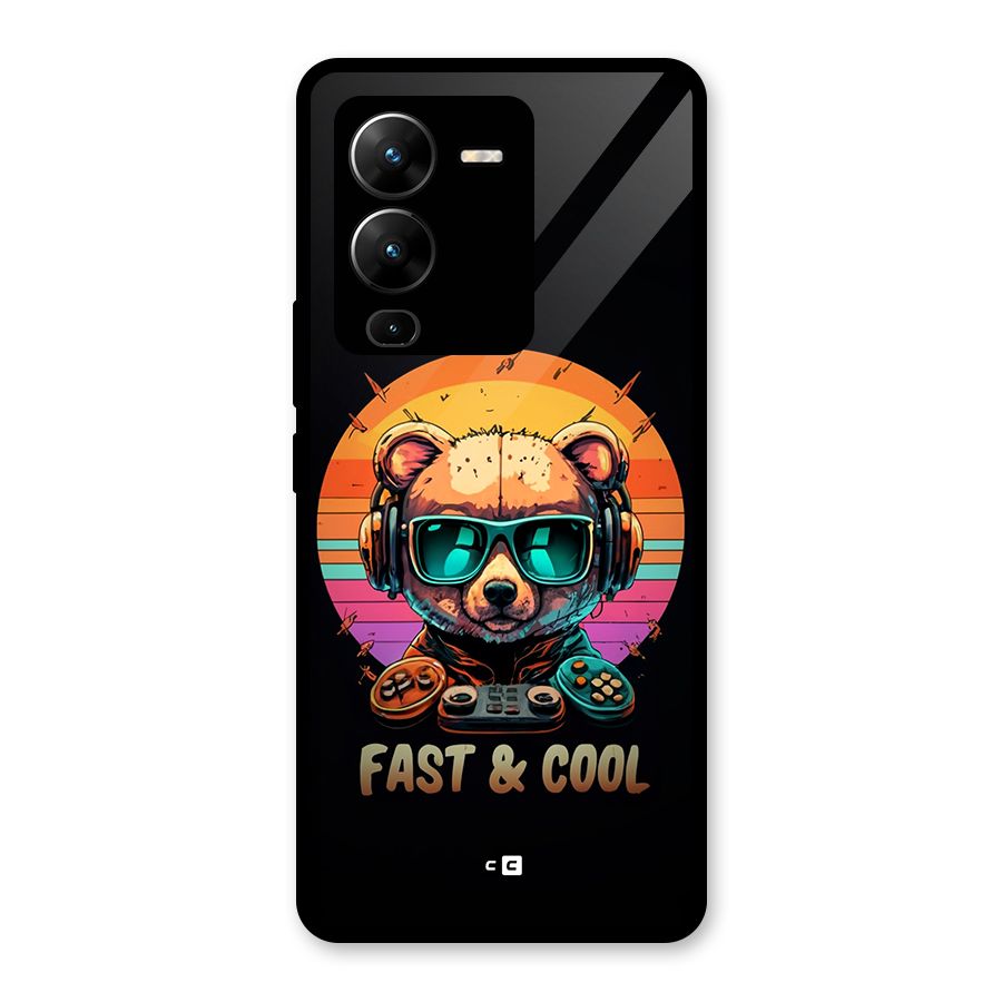 Fast And Cool Glass Back Case for Vivo V25 Pro