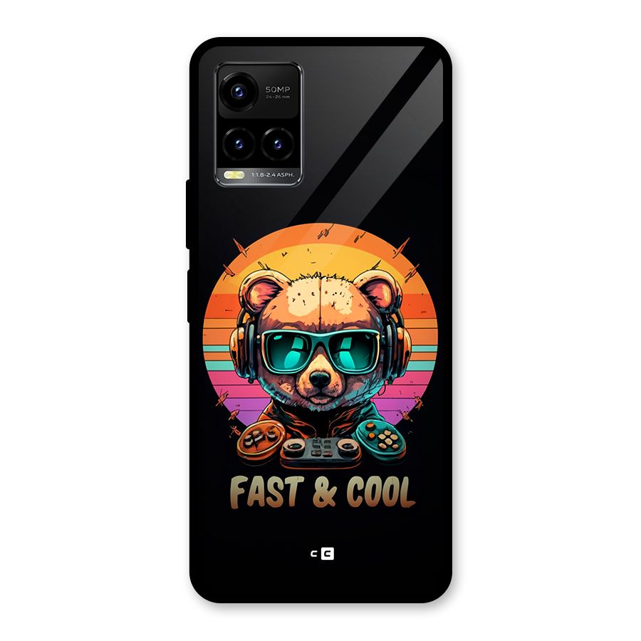 Fast And Cool Glass Back Case for Vivo Y21G
