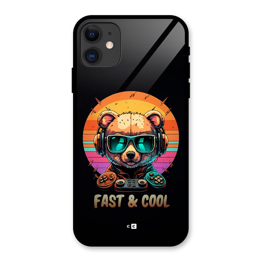 Fast And Cool Glass Back Case for iPhone 11