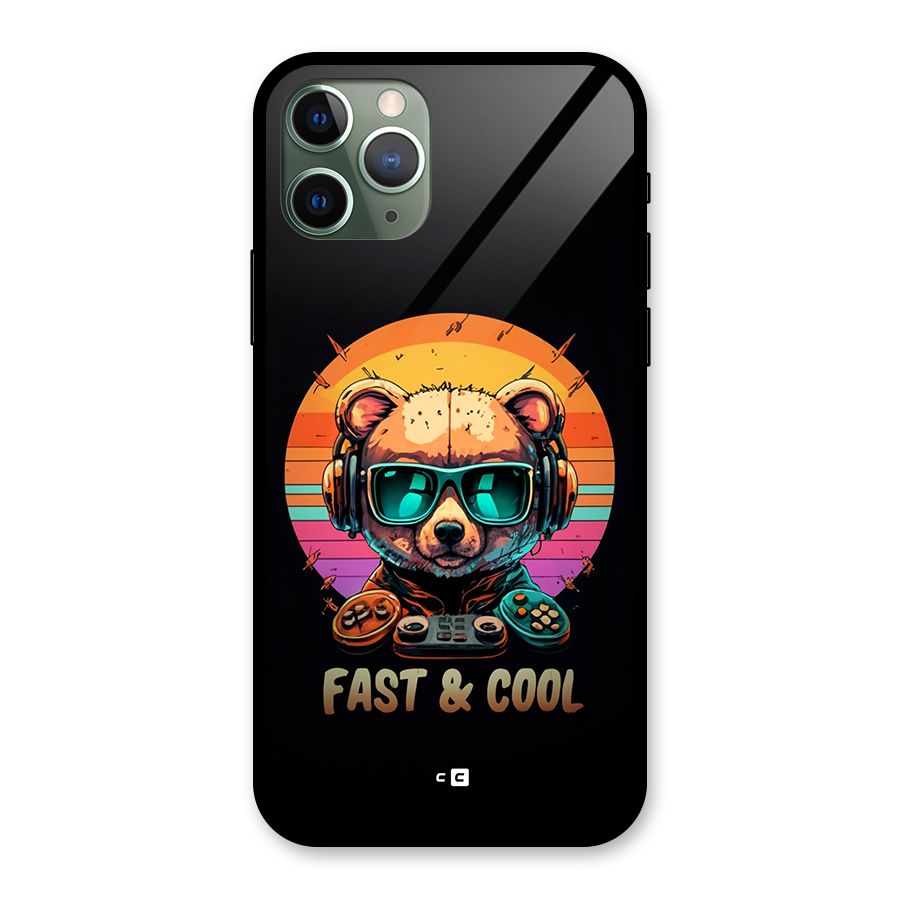 Fast And Cool Glass Back Case for iPhone 11 Pro