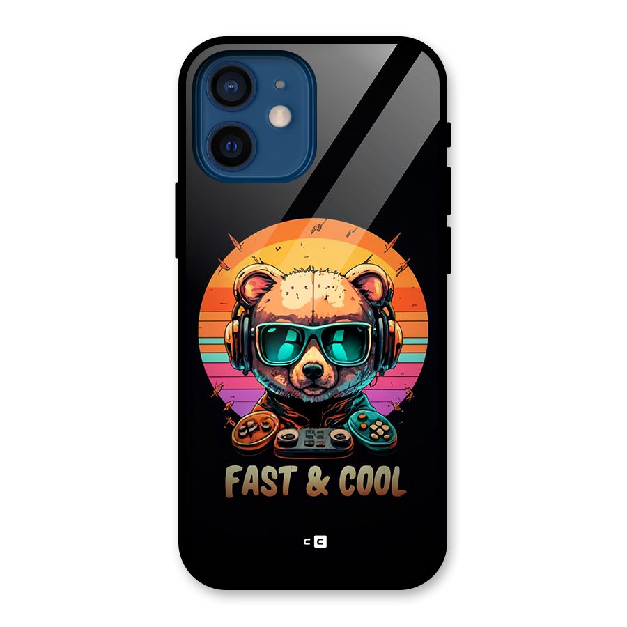 Fast And Cool Glass Back Case for iPhone 12 Mini