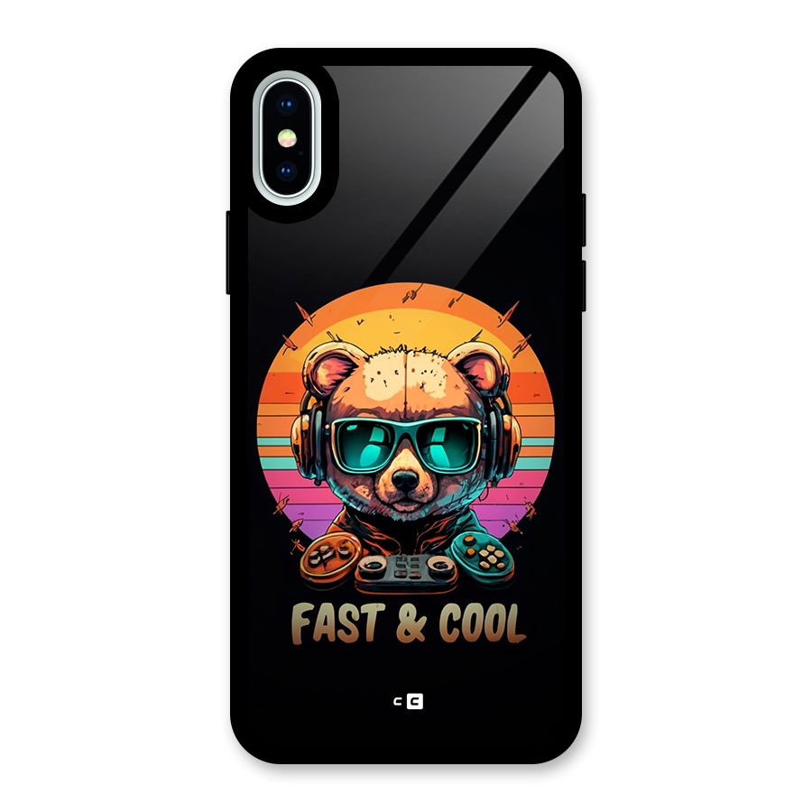 Fast And Cool Glass Back Case for iPhone XS