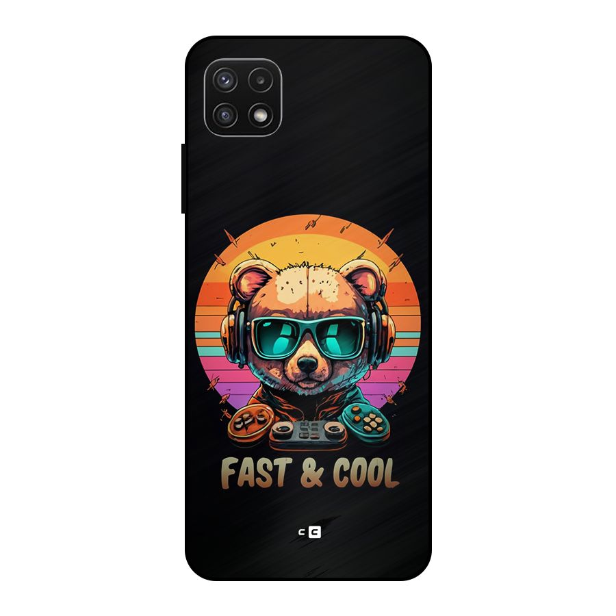 Fast And Cool Metal Back Case for Galaxy A22 5G
