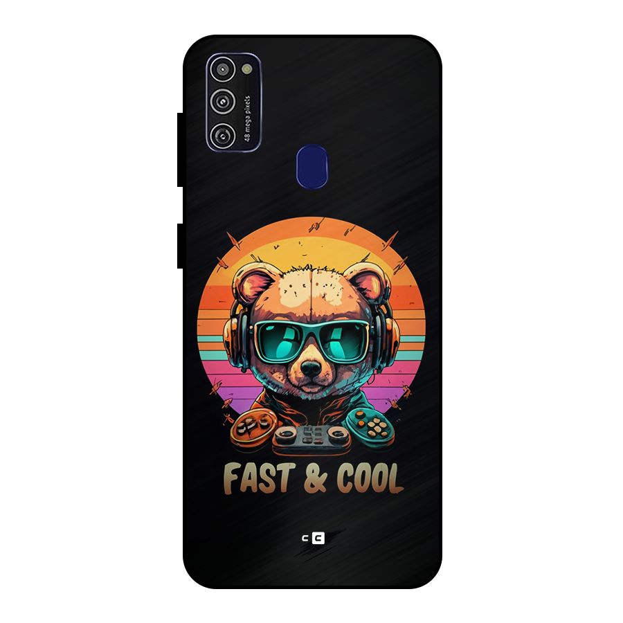 Fast And Cool Metal Back Case for Galaxy M21