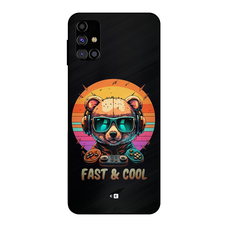 Fast And Cool Metal Back Case for Galaxy M31s