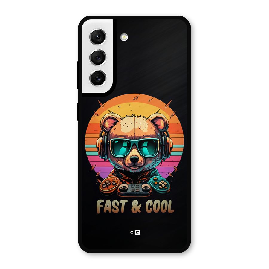 Fast And Cool Metal Back Case for Galaxy S21 FE 5G