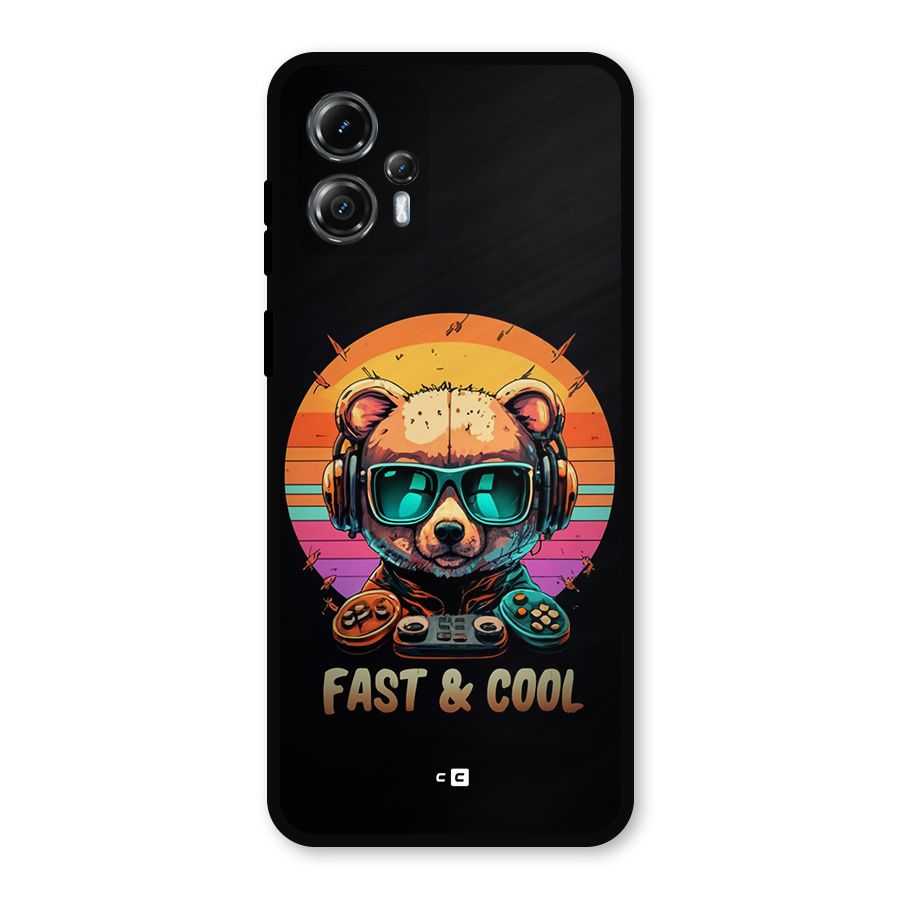 Fast And Cool Metal Back Case for Moto G13