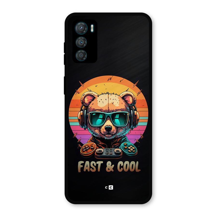 Fast And Cool Metal Back Case for Moto G42