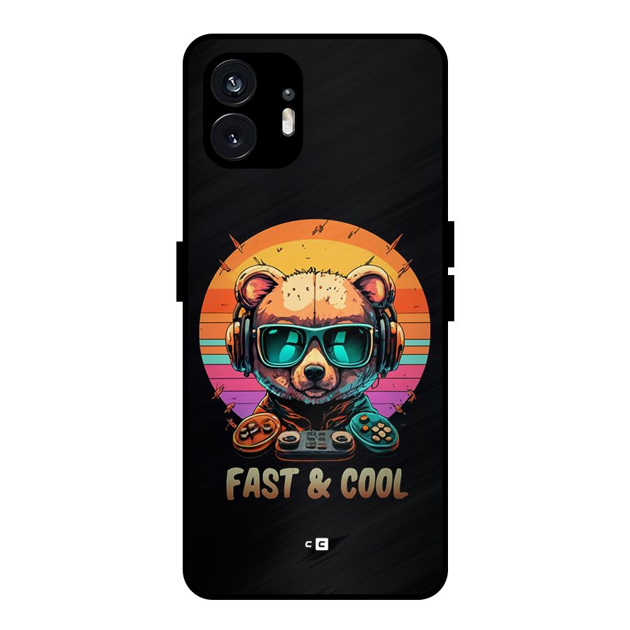 Fast And Cool Metal Back Case for Nothing Phone 2
