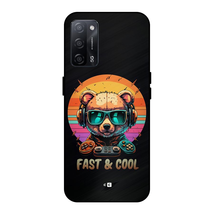 Fast And Cool Metal Back Case for Oppo A53s 5G