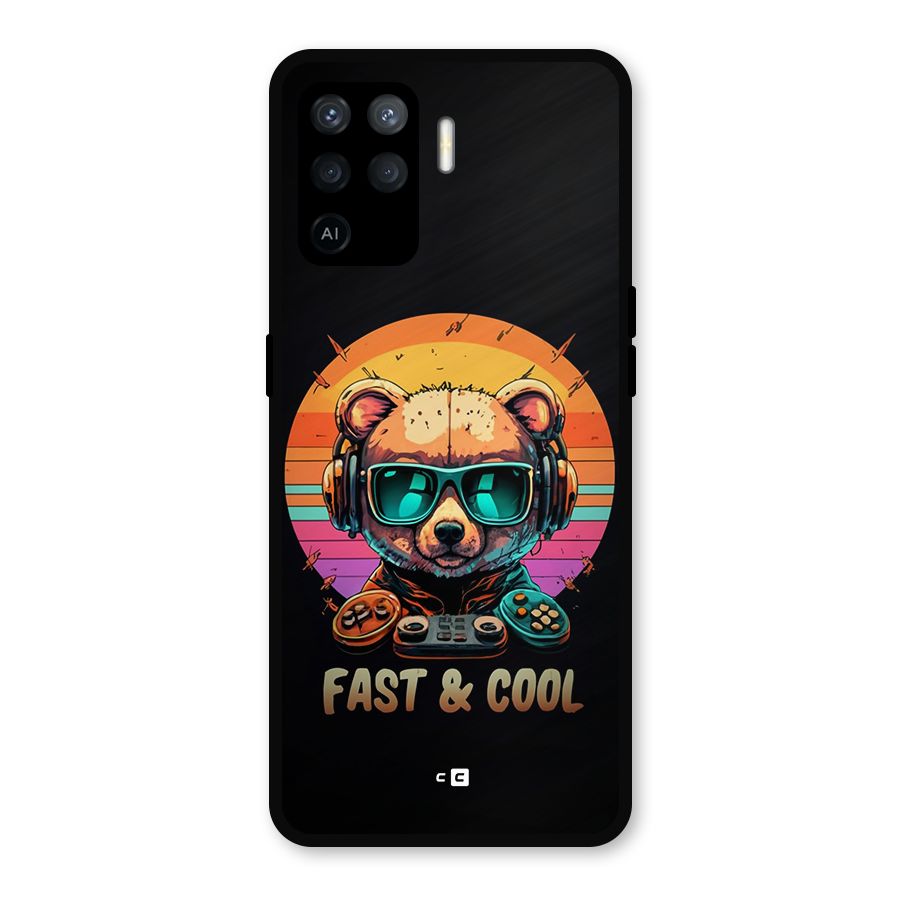 Fast And Cool Metal Back Case for Oppo F19 Pro