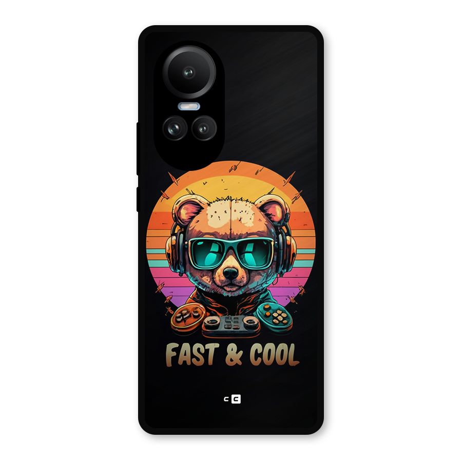 Fast And Cool Metal Back Case for Oppo Reno10 Pro