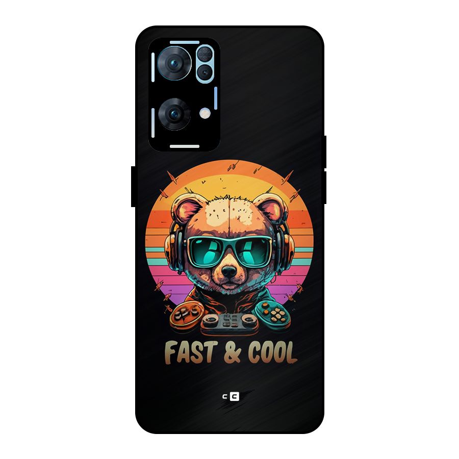 Fast And Cool Metal Back Case for Oppo Reno7 Pro 5G