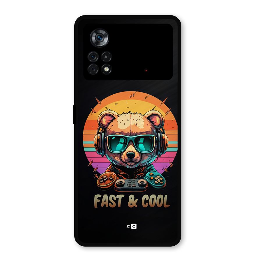 Fast And Cool Metal Back Case for Poco X4 Pro 5G