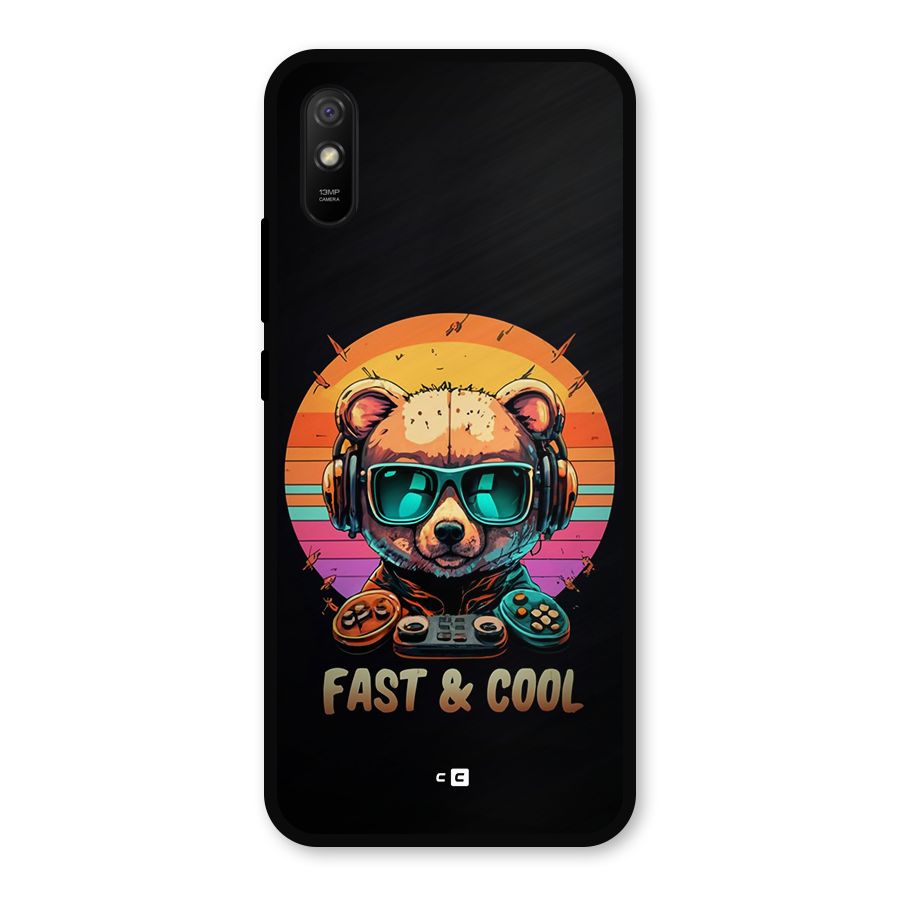 Fast And Cool Metal Back Case for Redmi 9a