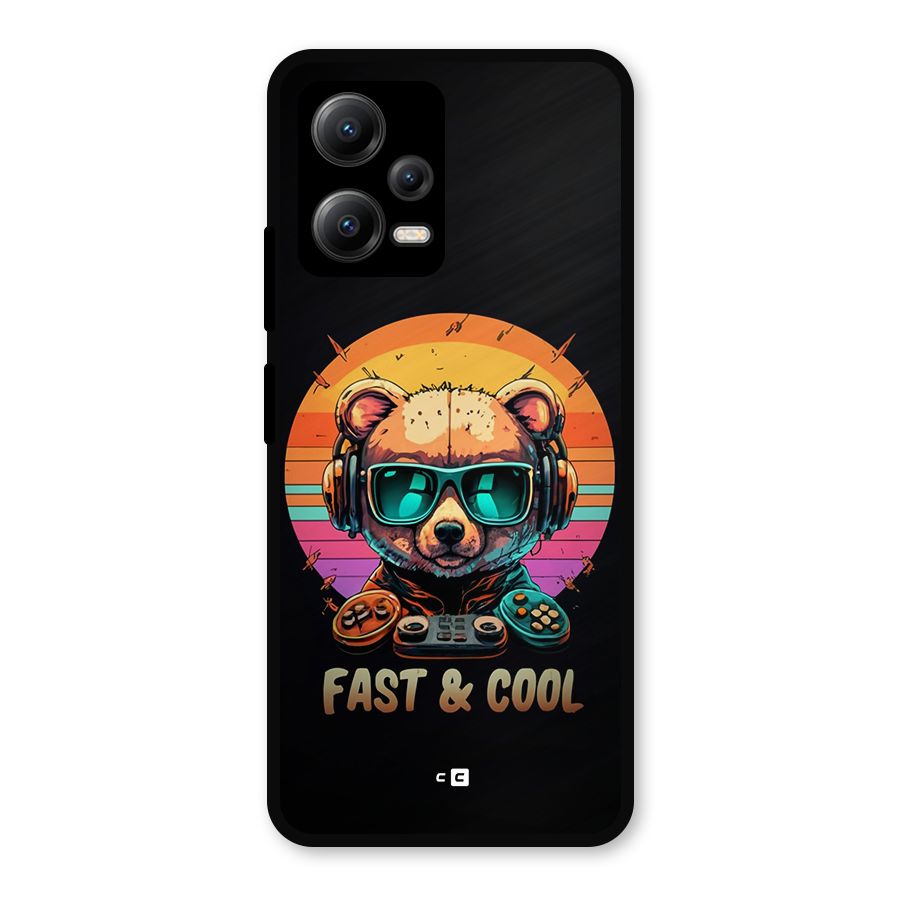 Fast And Cool Metal Back Case for Redmi Note 12 5G