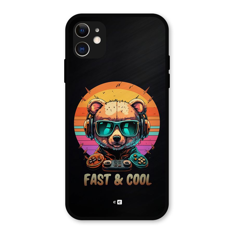 Fast And Cool Metal Back Case for iPhone 11