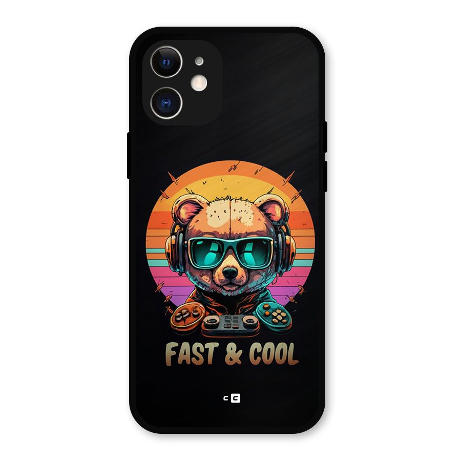 Fast And Cool Metal Back Case for iPhone 12
