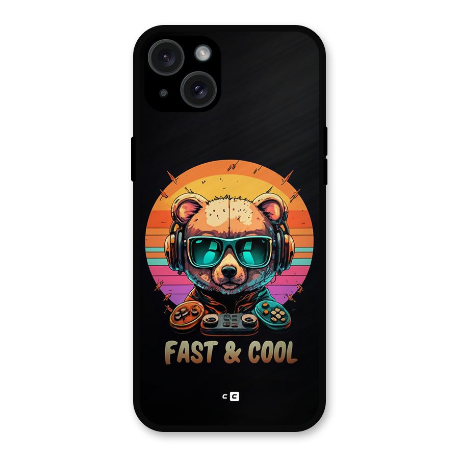 Fast And Cool Metal Back Case for iPhone 15 Plus