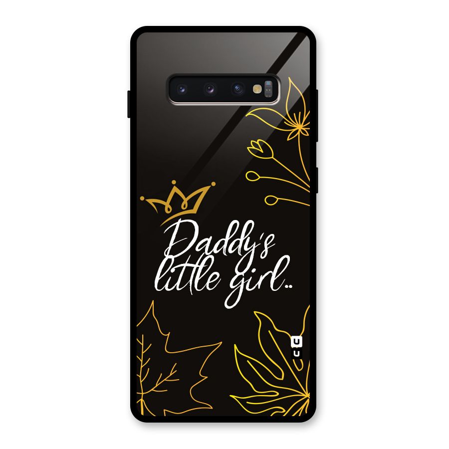 Favorite Little Girl Glass Back Case for Galaxy S10 Plus