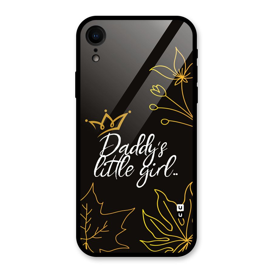 Favorite Little Girl Glass Back Case for iPhone XR