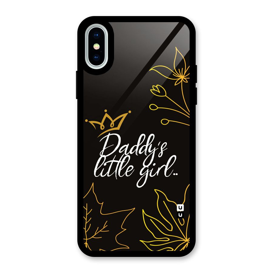 Favorite Little Girl Glass Back Case for iPhone XS