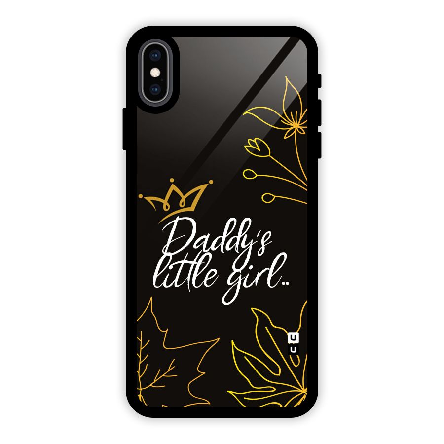 Favorite Little Girl Glass Back Case for iPhone XS Max