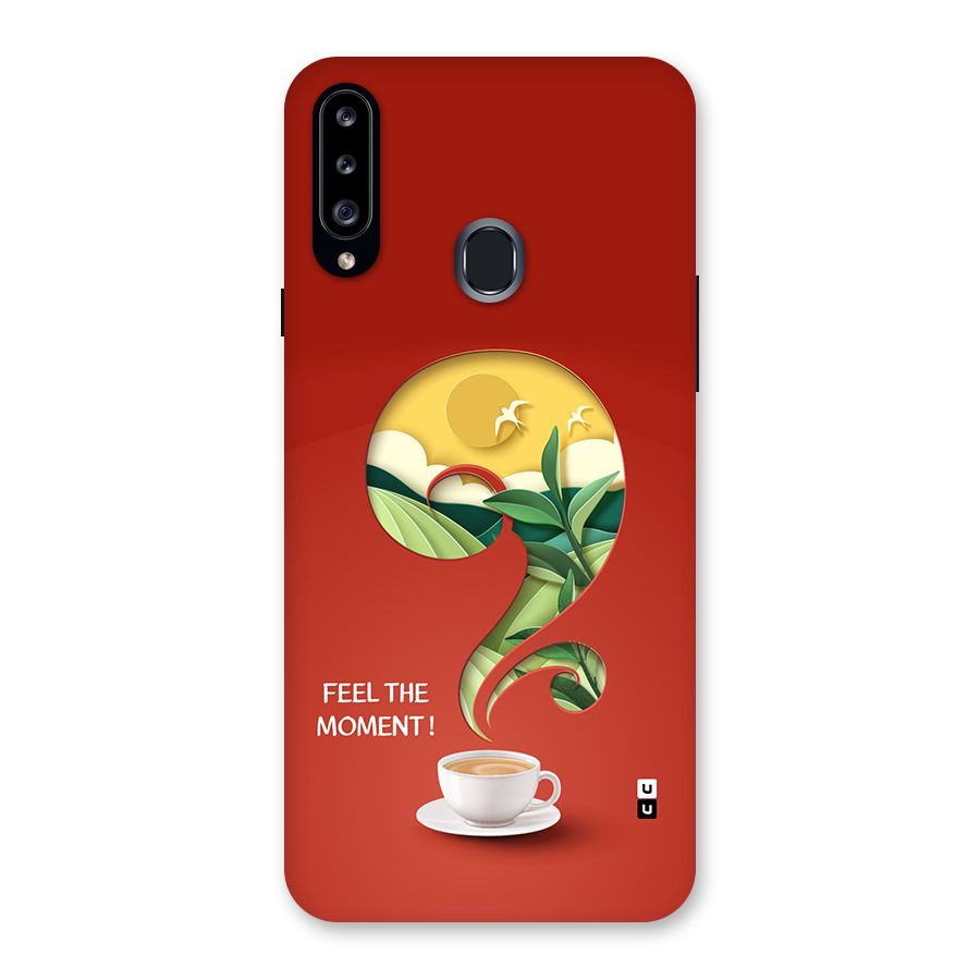 Feel The Moment Back Case for Galaxy A20s