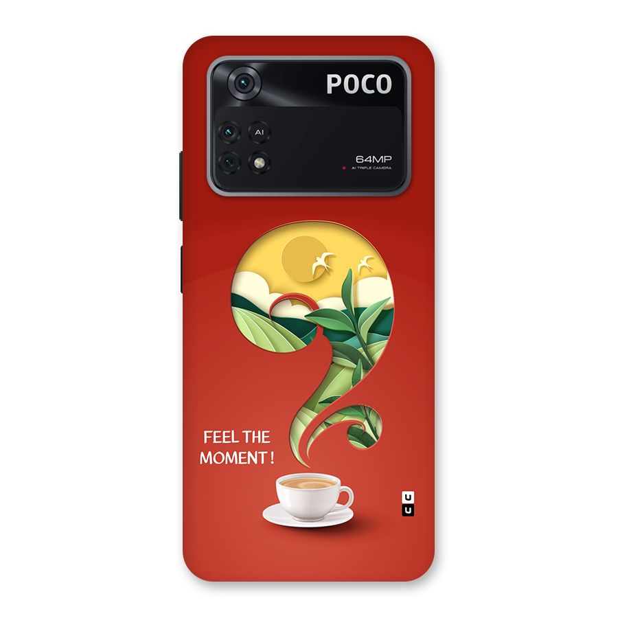 Feel The Moment Back Case for Poco M4 Pro 4G