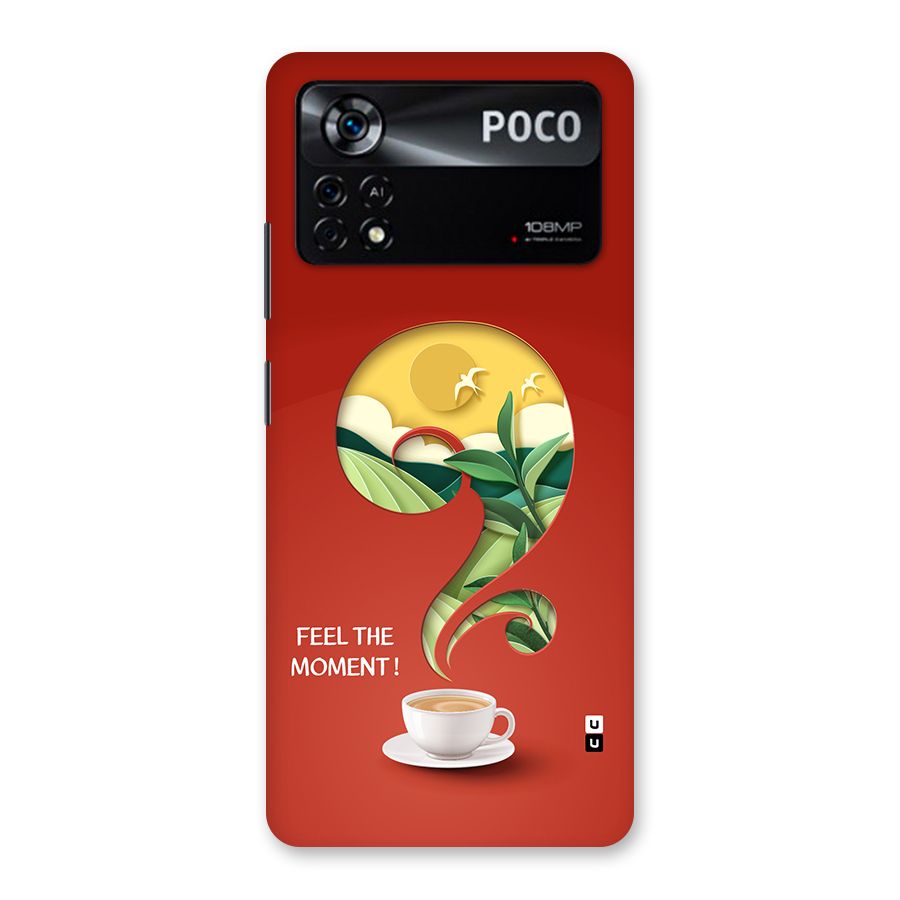 Feel The Moment Back Case for Poco X4 Pro 5G