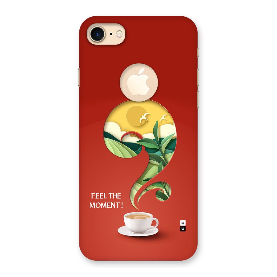 Feel The Moment Back Case for iPhone 7 Logo Cut