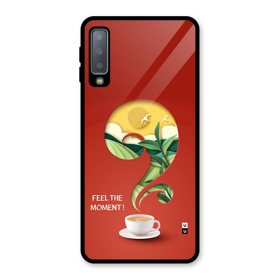 Feel The Moment Glass Back Case for Galaxy A7 (2018)