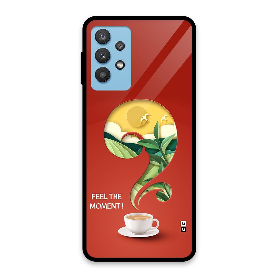Feel The Moment Glass Back Case for Galaxy M32 5G