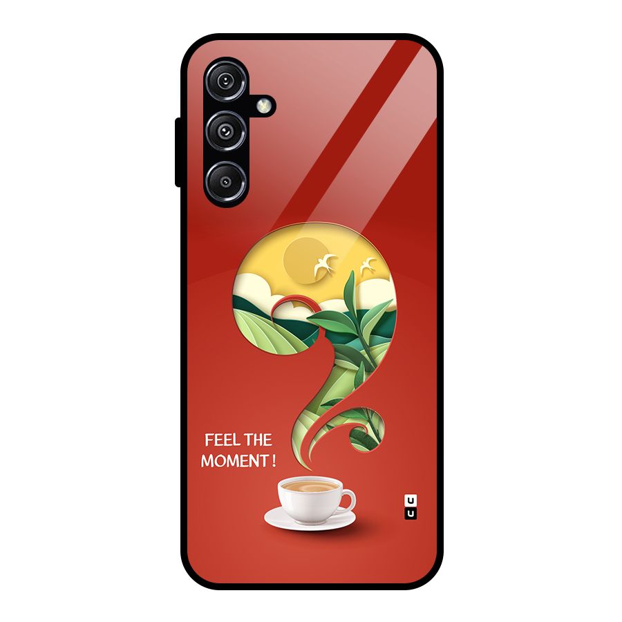 Feel The Moment Glass Back Case for Galaxy M34 5G