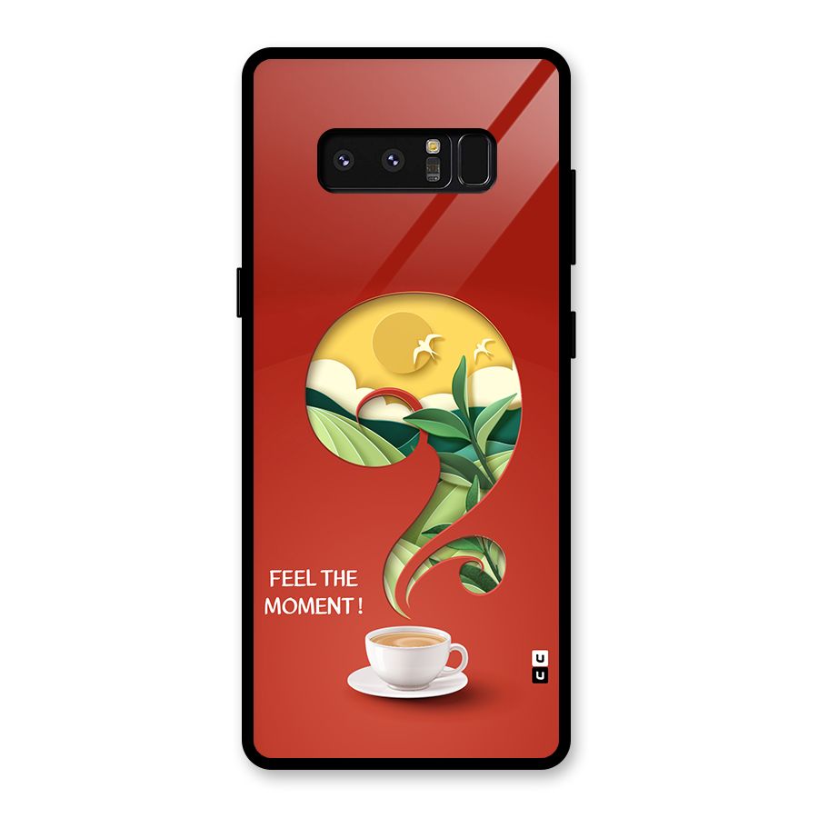Feel The Moment Glass Back Case for Galaxy Note 8