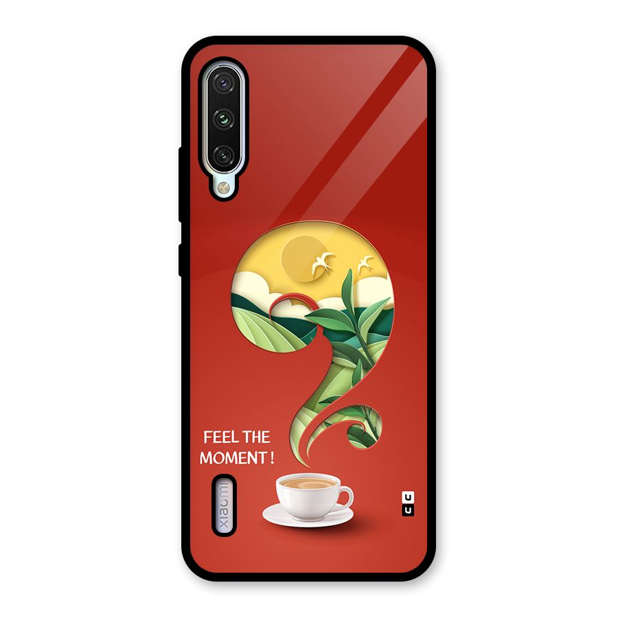 Feel The Moment Glass Back Case for Mi A3