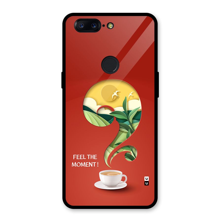Feel The Moment Glass Back Case for OnePlus 5T