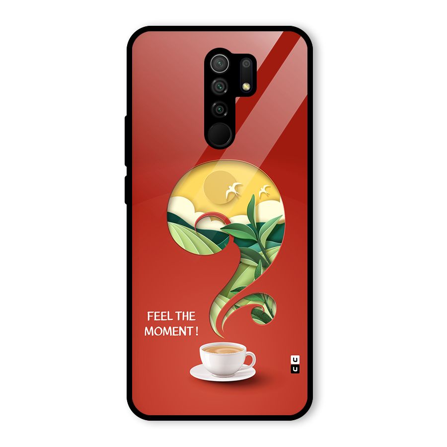 Feel The Moment Glass Back Case for Poco M2