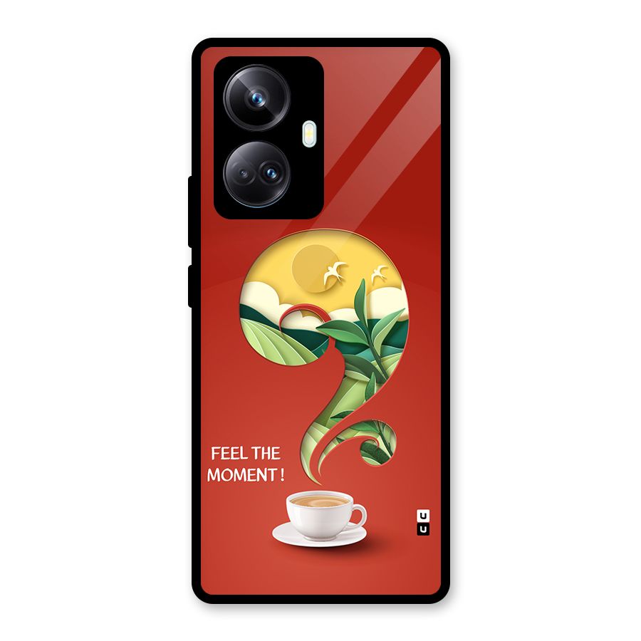 Feel The Moment Glass Back Case for Realme 10 Pro Plus