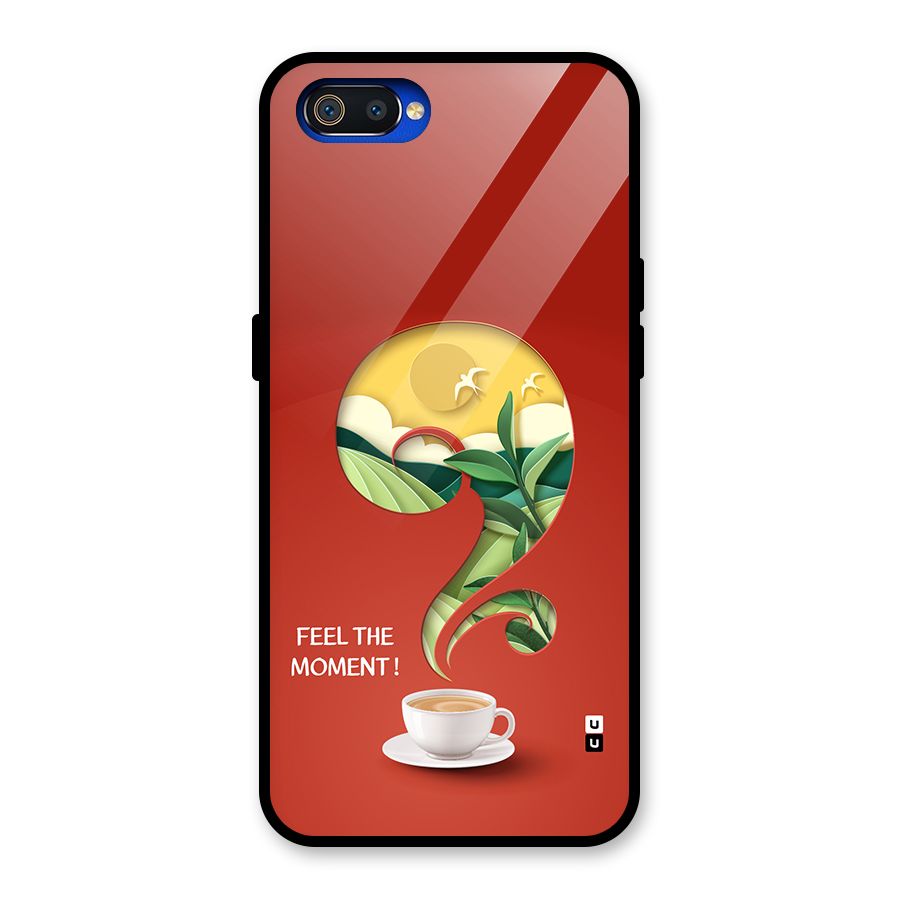 Feel The Moment Glass Back Case for Realme C2