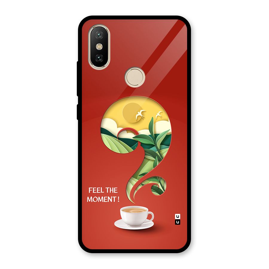 Feel The Moment Glass Back Case for Redmi A2