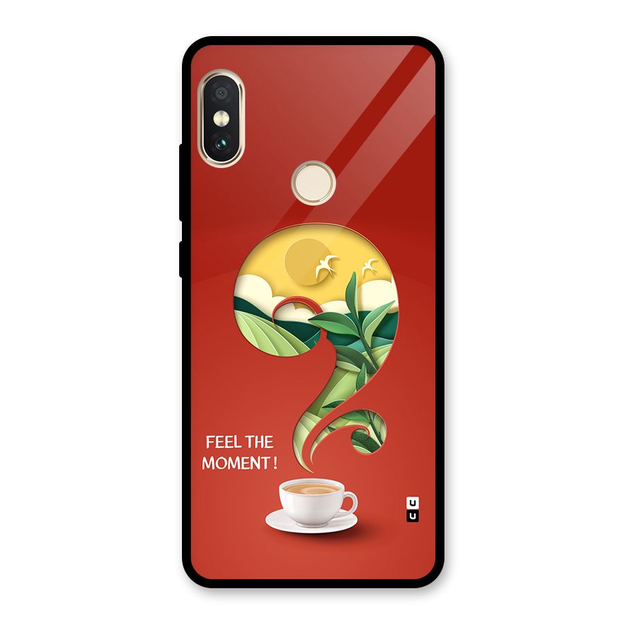 Feel The Moment Glass Back Case for Redmi Note 5 Pro
