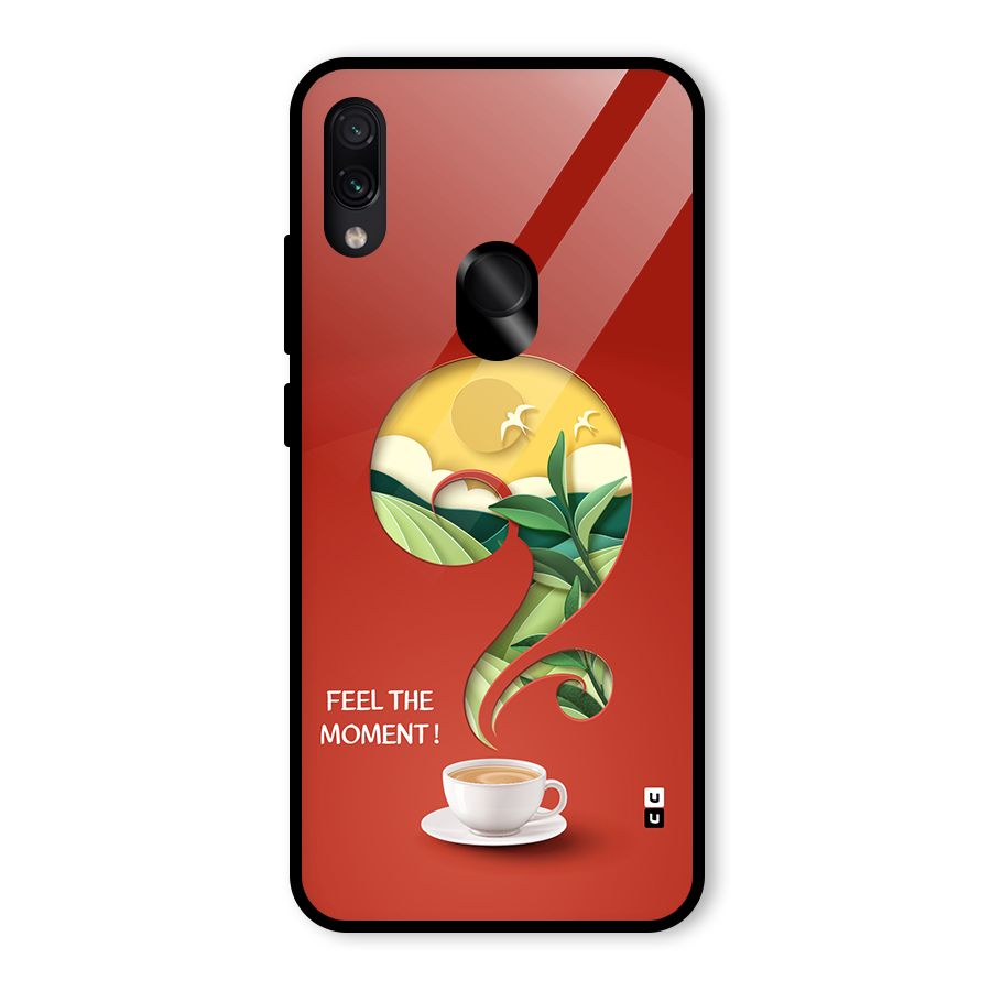 Feel The Moment Glass Back Case for Redmi Note 7 Pro