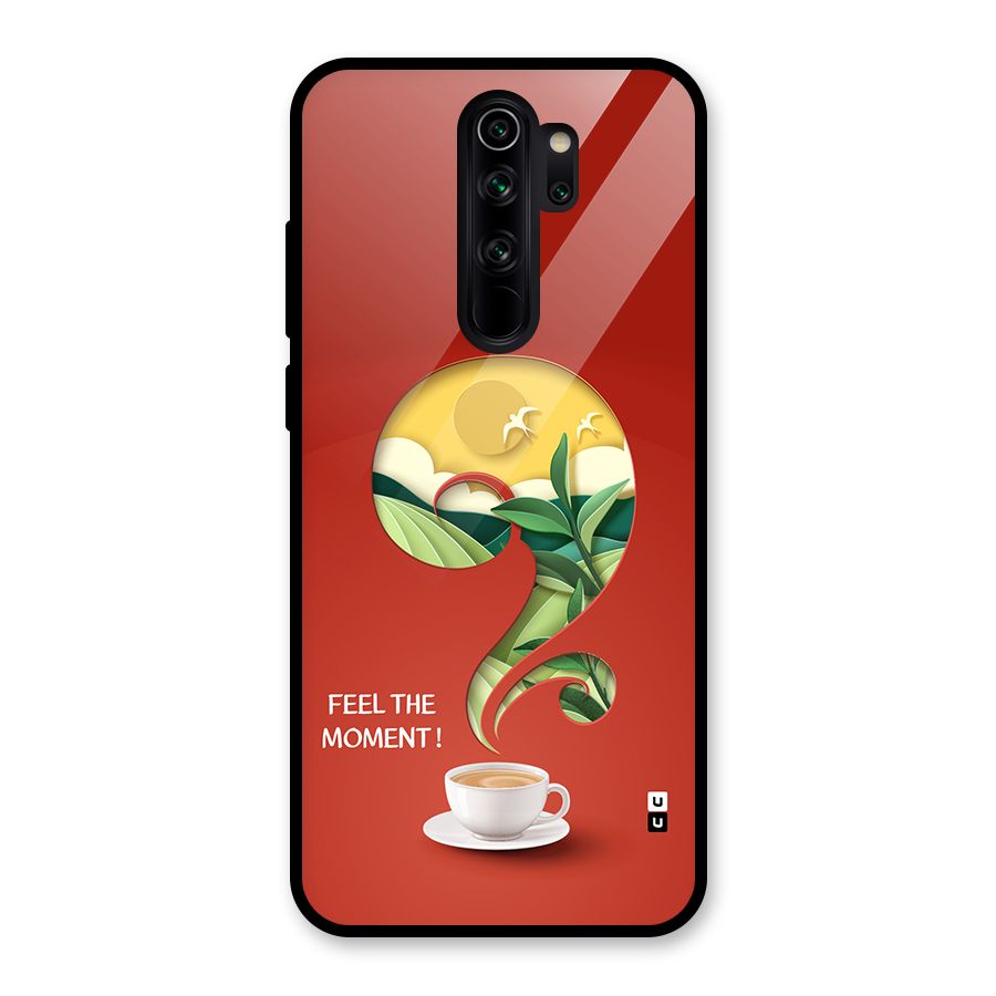 Feel The Moment Glass Back Case for Redmi Note 8 Pro