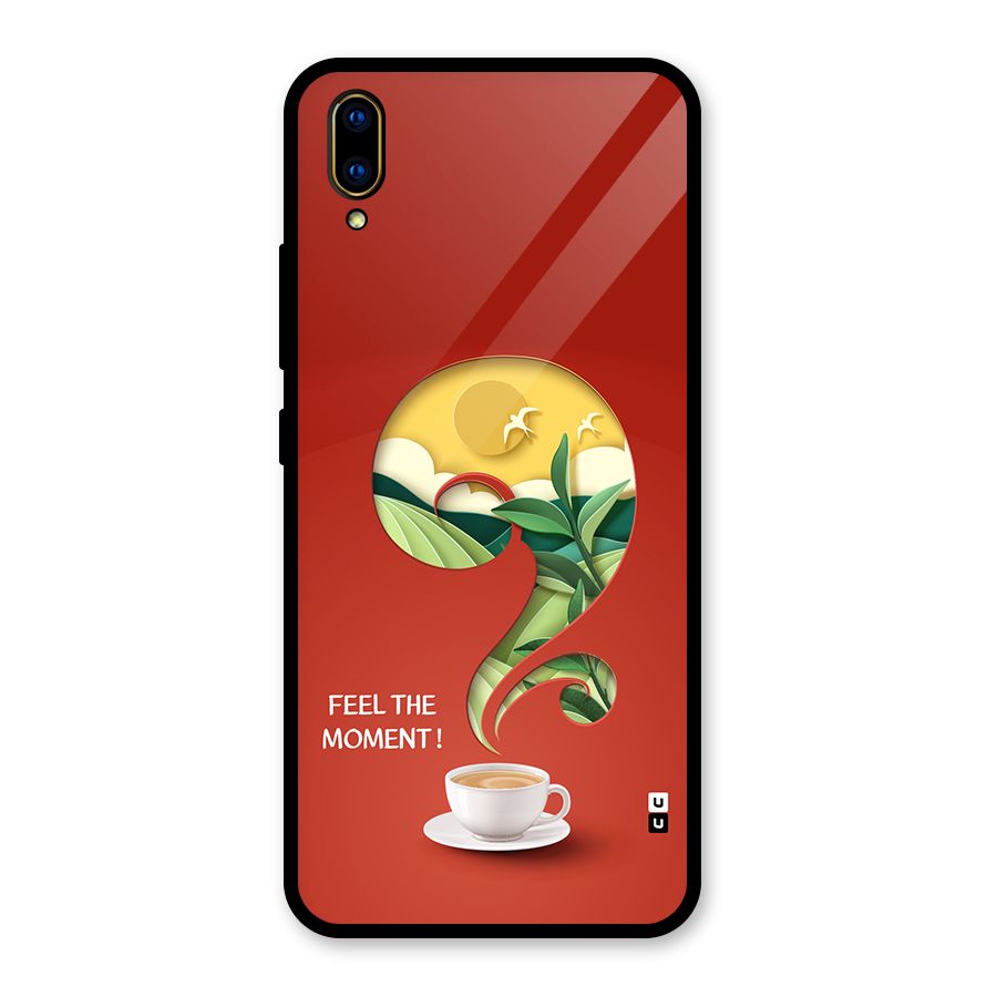 Feel The Moment Glass Back Case for Vivo V11 Pro